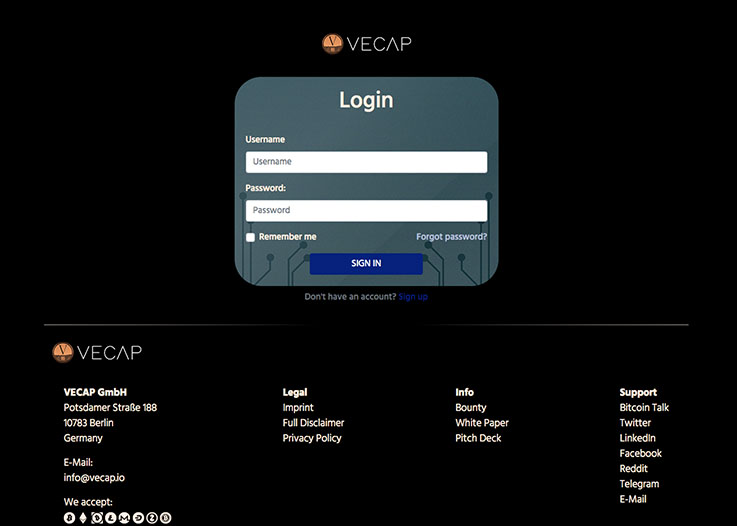 VECAP Dashboard